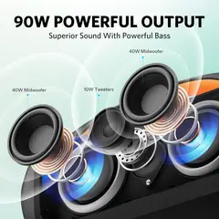 EARFUN - Parlante Bluetooth UBOOM Raver IP67 Negro