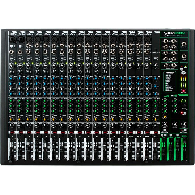 Mezclador ProFX22v3 22 Canales con Efectos