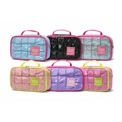 GENERICO - Neceser Acolchado Viaje Maquillaje Colores Surtidos