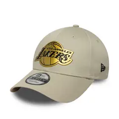 NEW ERA - Gorra 9Forty NBA Los Angeles Lakers Metallic Beige