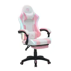 GENERICO - SILLA GAMER PINK PHANTER LUCES RGB