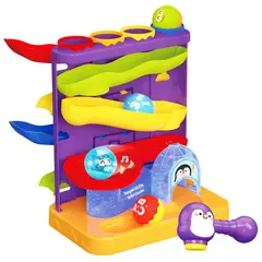 GENERICO - Juego de Pelotas con Rampa Pingüino para Bebés