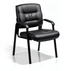 GENERICO - Silla De Visita Fija Haven Axis Ergonomica De Cuero Pu