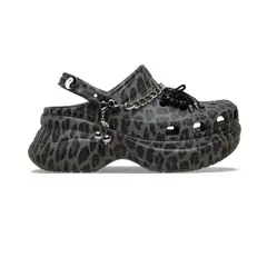 CROCS - Zuecos Bae Leopard Clog W Mujer
