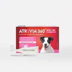 ATREVIA - ANTIPULGAS PARA PERROS 360 SPOT ON SMALL 4.5 a 9 KG X 1 PIPETA