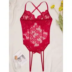 GENERICO - Lenceria Lolitas Body Encanto Carmesí