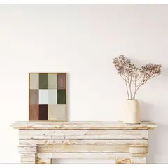 GENERICO - Cuadro Abstracto hecho a mano 37x29cm