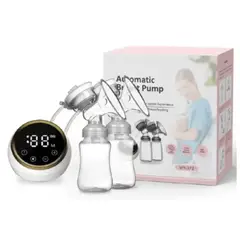 GENERICO - Extractor de Leche Eléctrico Doble con Vacío Ajustable y Funcionamiento Silencioso