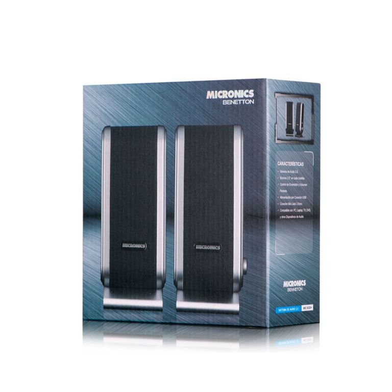 Parlante Para Pc Benetton Usb 2.0 – MIC S320+