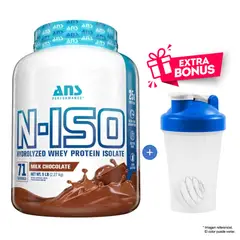ANS PERFORMANCE - Proteína N-ISO HYDROLYZED WHEY PROTEIN ISOLATE CHOCOLATE ANS 2.27 kg - 75 servicios