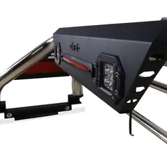 GENERICO - ANTIVUELCO DE ACERO INOXIDABLE PARA FORD RANGER 2013 - 2023 CON LED Y LOGO RANGER