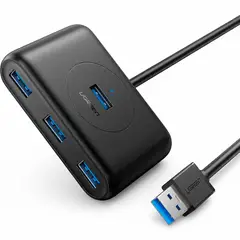 UGREEN - CR113 Hub Usb 3.0 4 Puertos Alta Velocidad Cable 0.5m