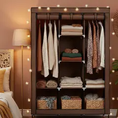 GENERICO - Ropero Organizador Armario Closet Armable 3 Cuerpos Funda/ aleatorio