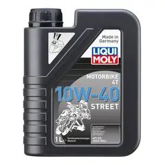 LIQUI MOLY - Aceite de Motor Motocicleta 4T Street 10W-40 1LT