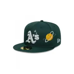 NEW ERA - Gorra 59Fifty MLB Oakland Athletics Planet Icon Verde
