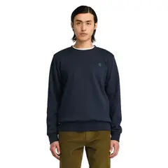TIMBERLAND - Polera Oyster River Chest Logo Brushback Crew Neck Hombre