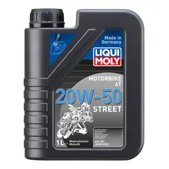 LIQUI MOLY - Aceite de Motor Motocicleta 4T Street 20W-50 1LT
