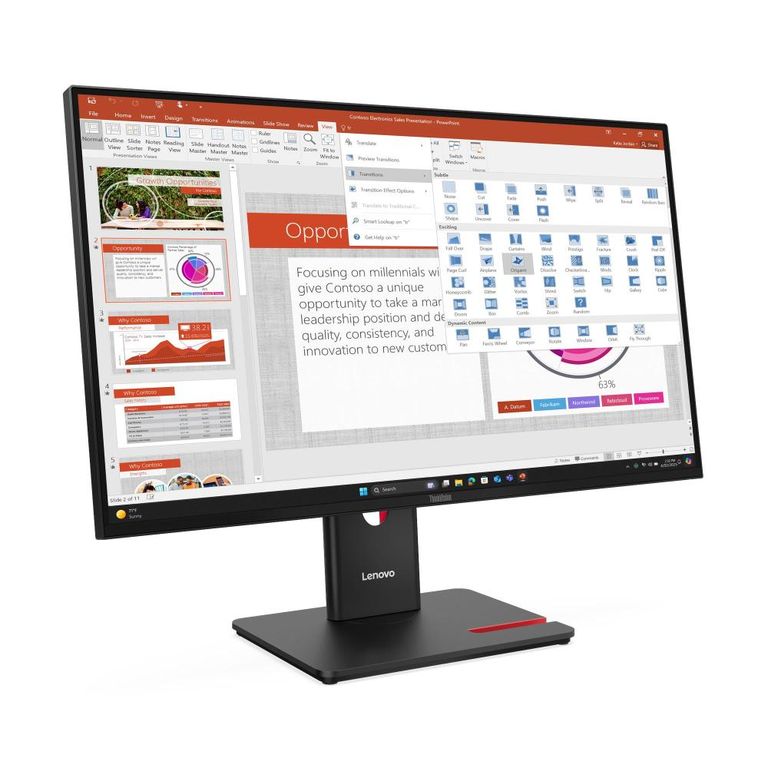 Monitor ThinkVision T27-40 27" FHD 60Hz IPS USB-C Hub