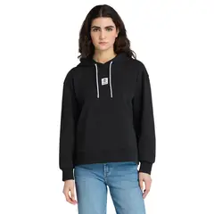 TIMBERLAND - Polera Stack Logo Loop Back Hoodie Mujer