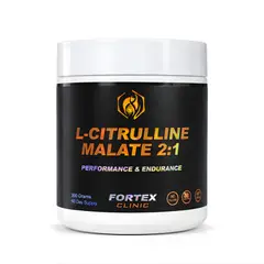 GENERICO - L - Citrulline Malate / Citrulina Malato 2:1 Fortex Clinic 300 g - 60 servicios