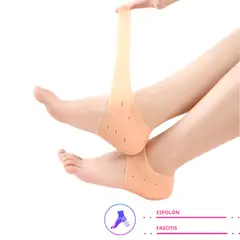 GENERICO - Taloneras espolón Fascitis plantar - Unisex COLOR BEIGE
