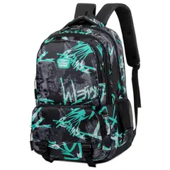 DANWEILE - Mochila de camuflaje para adolescentes - Verde
