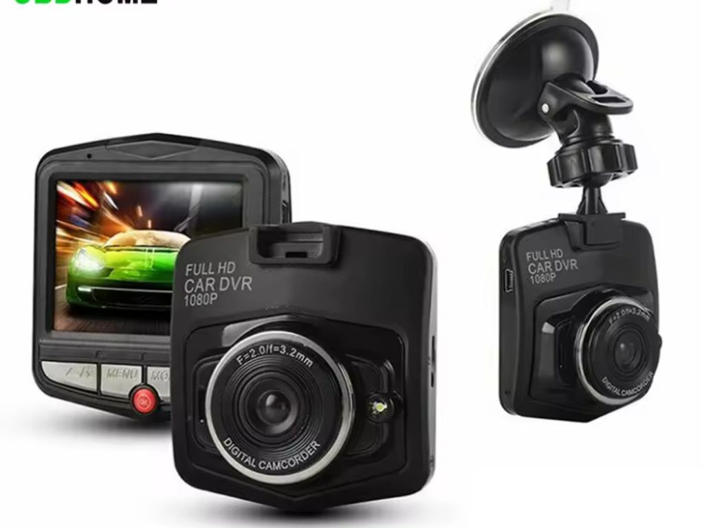 Cámara para Auto Full HD 1080P DVR Dash Cam con Pantalla LCD Grabación Continua y Soporte Vehicular