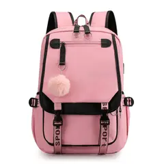DANWEILE - Mochila informal para adolescentes Rosa