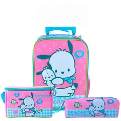 SCOOL - MALETA POCHACCO MOCHILA SET GRANDE KOMBAT LONCHERA CARTUCHERA TROLLEY RUEDAS PRIME