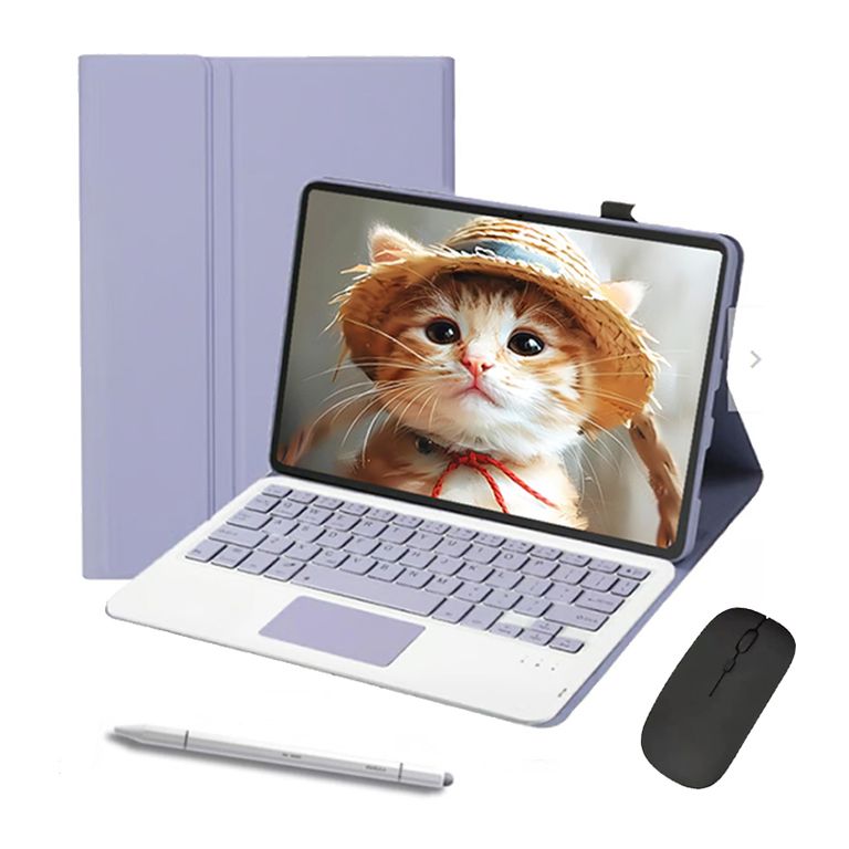 Tablet Xiaoxin Pad 11 2025 6GB+128GB WiFi y Ratón inalámbrico Bluetooth &Teclado-Morado&bp16