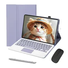 LENOVO - Tablet Xiaoxin Pad 11 2025 6GB+128GB WiFi y Ratón inalámbrico Bluetooth &Teclado-Morado&bp16