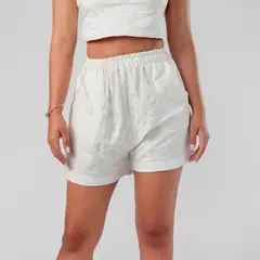 ROXJES JEANS - Short Mom Broderie Mujer