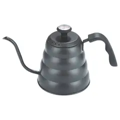 GENERICO - Tetera Barista Cuello De Cisne Con Termómetro Negro Grafito