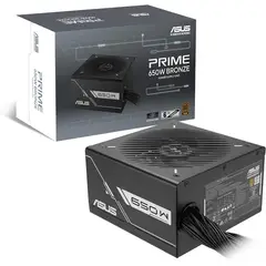 ASUS - Fuente de alimentación Prime 650W Black 80PLUS Bronze Certification Formato ATX