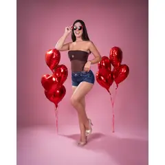 SASSARI - SHORT A LA CADERA ORIANA MARCA