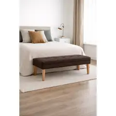 ARTSOFA - Banqueta Lumiére Marrón Antifluido + Obsequio