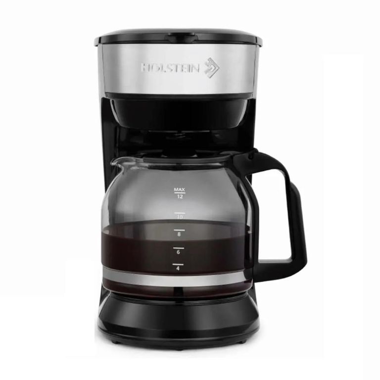 Cafetera Holstein HH09101014SS de 12 Tazas con Filtro de Cono Extraíble