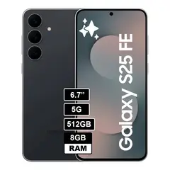 SAMSUNG - S25 FE 5G 8GB 512GB NEGRO
