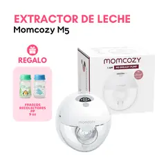 GENERICO - Extractor De Leche Portátil M5 - UNIDAD / REGALO 2 RECOLECTORES PP
