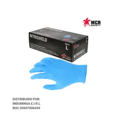 GENERICO - GUANTES DE NITRILO DESECHABLES NITRISHIELD™ 6015 TALLA M MCR SAFETY