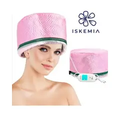 GENERICO - GORRO TÉRMICO ELÉCTRICO para Tratamientos Capilares SPA en ROSA