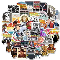 GENERICO - Sticker Volver al futuro pack 50 piezas resistente al agua