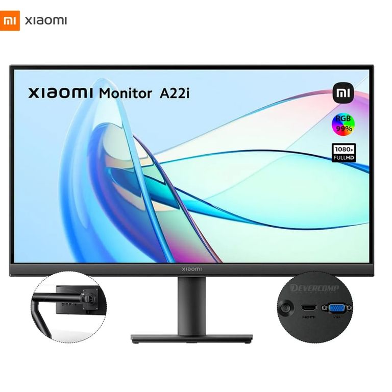 Monitor Gamer A22i 2145” Full HD 75Hz Negro