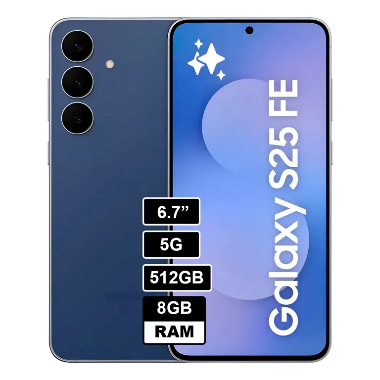 GALAXY S25 FE 5G 8GB 512GB 50MP AZUL MARINO