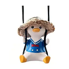 GENERICO - Adorno Colgante Pingüino Playero Universal Espejo Retrovisor