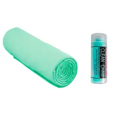 GENERICO - Paño De Limpieza Chamois Gamusa Sintética Super Absorbente Verde