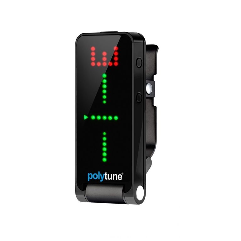 PolyTune Clip Black TC Electronic Afinador con pinza cromático