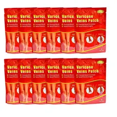 GENERICO - Parches Para Varices Empaque Rojo - Pack de 12 parches ( 1 Bolsita = 6 Parches)