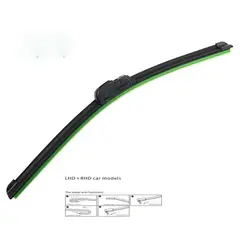 JET - Plumilla Limpia Parabrisas De Goma 20 Pulgadas Universal Negro