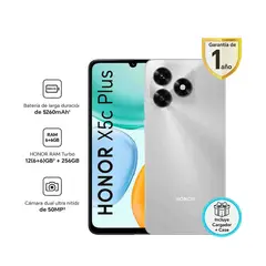 HONOR - X5C PLUS SILVER 6RAM 256GB REGISTRADO